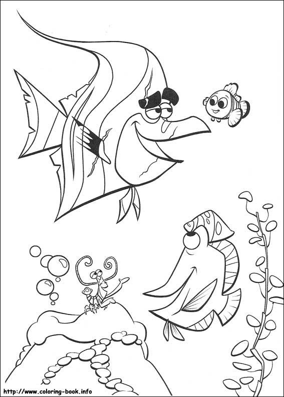 Finding Nemo coloring picture